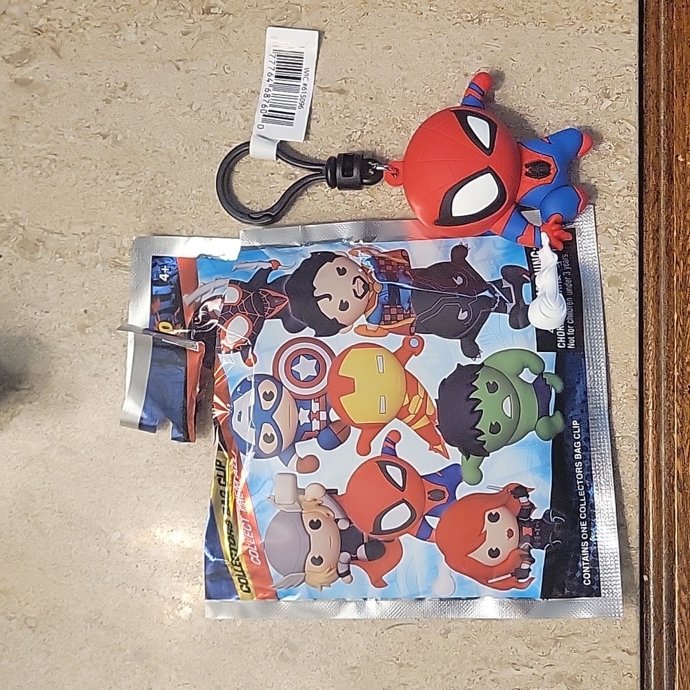 Spider-Man bag clip